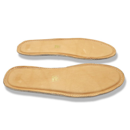 Plantilla de cuero acolchonada