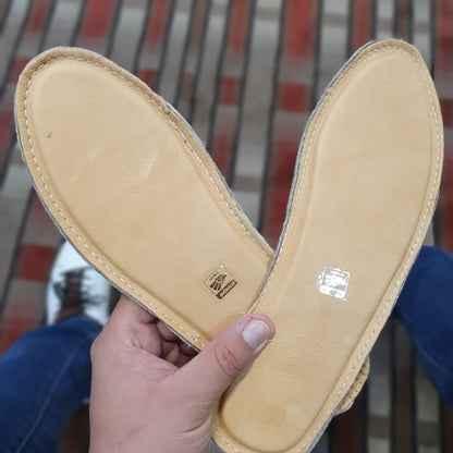 Plantilla de cuero acolchonada